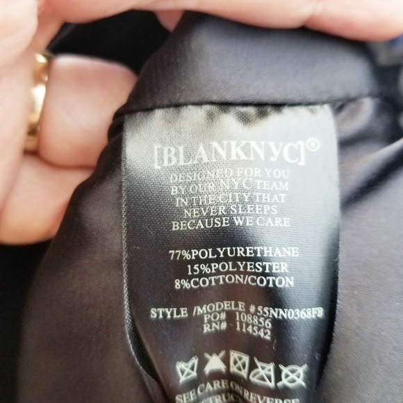 BLANK NYC Hustler Faux Ostrich Leather Mini Skirt - Picture 7 of 8